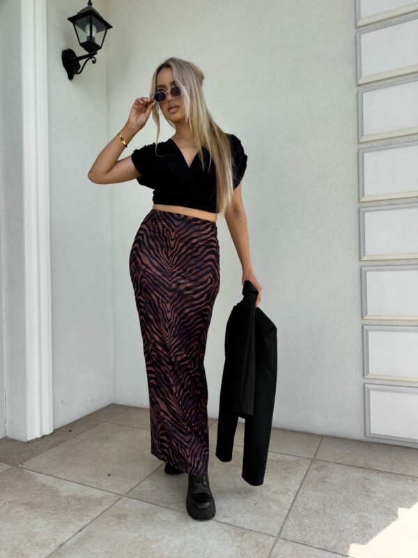 Spódnica VOGUE print – zebra - obrazek 3