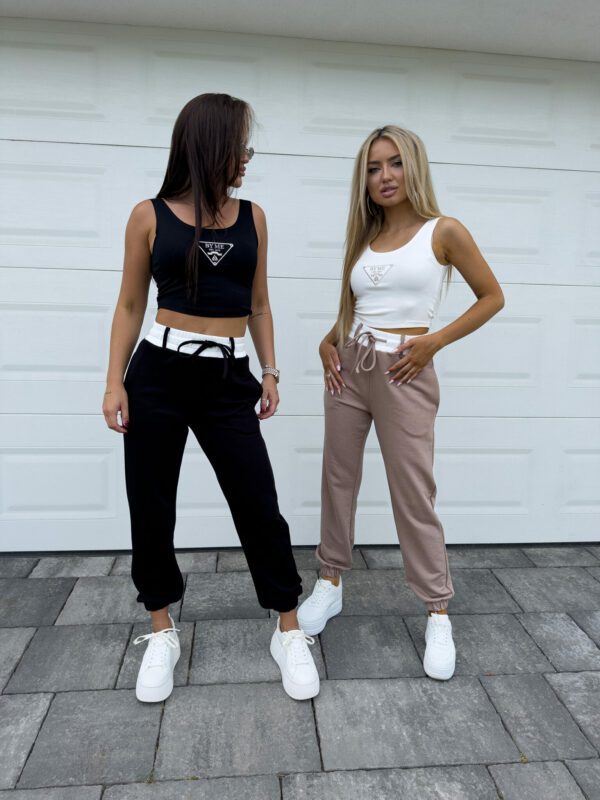 Spodnie DUO COLOR - beżowe - obrazek 12