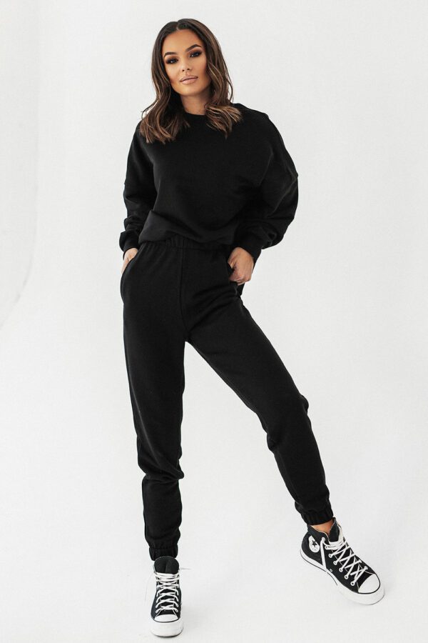 Czarna bluza oversize Morelli - obrazek 3