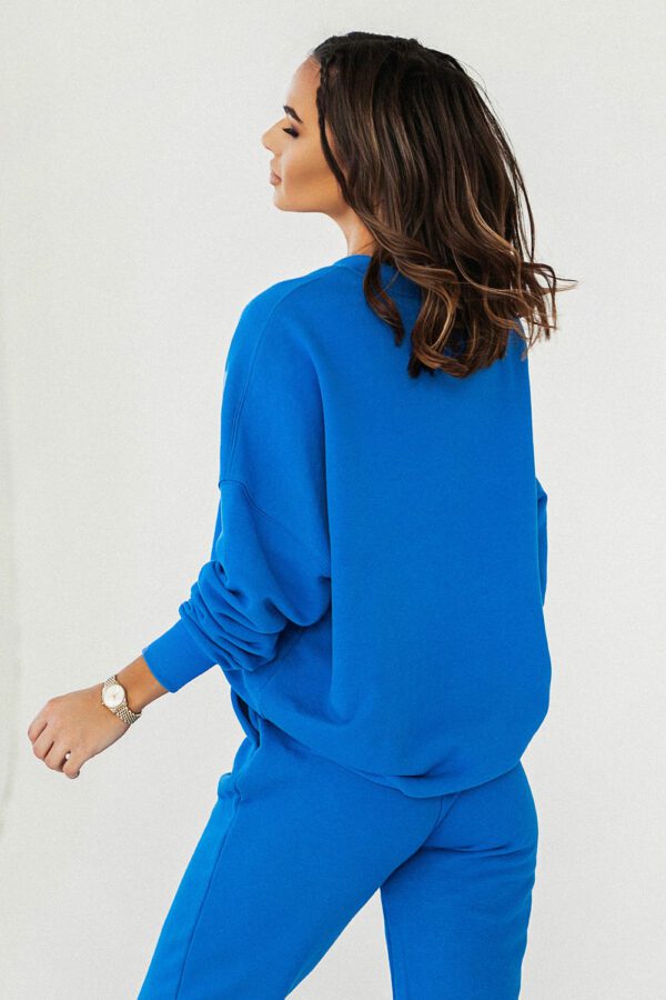 Niebieska bluza oversize Morelli - obrazek 4