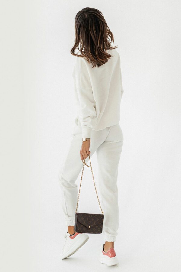 Śmietankowa bluza oversize Morelli - obrazek 4