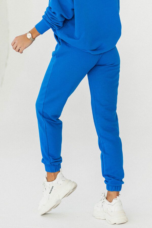 Niebieskie joggery Morelli - obrazek 4