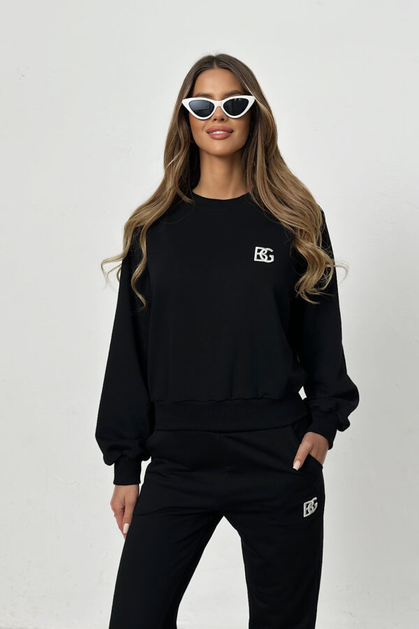 Spodnie damskie BG Brand | czarny - obrazek 8