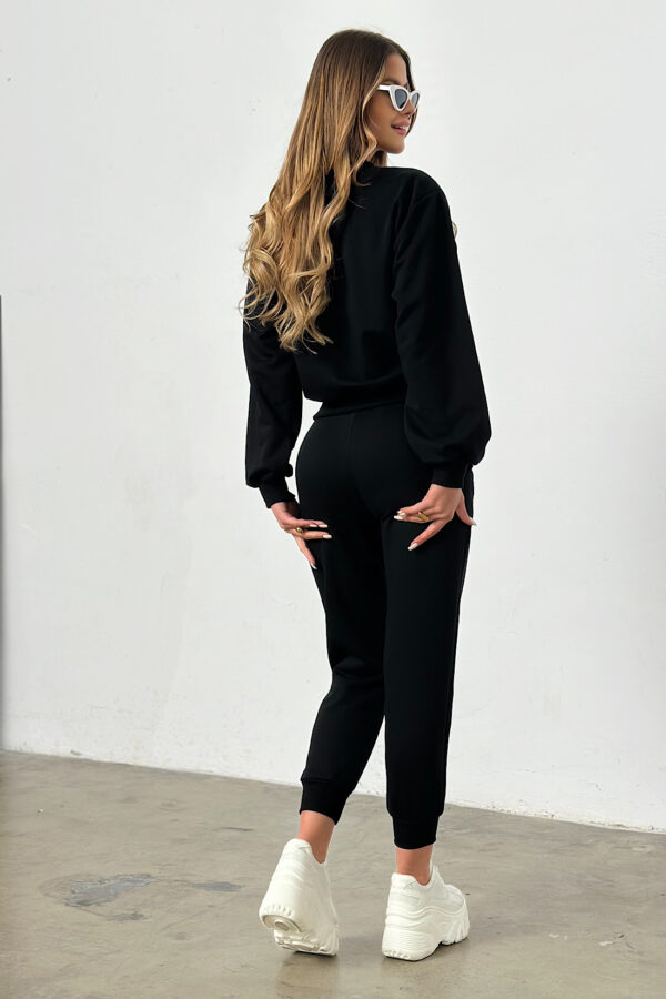 Spodnie damskie BG Brand | czarny - obrazek 4