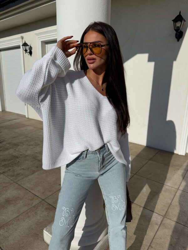 Sweter OLENA - ecru - obrazek 8