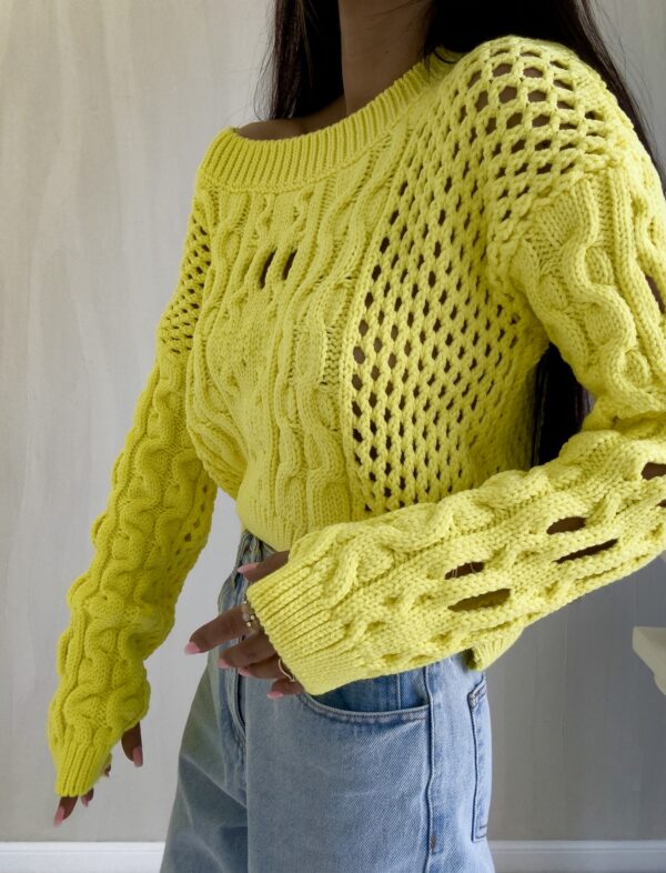 Sweter MOON – cytrynowy - obrazek 5