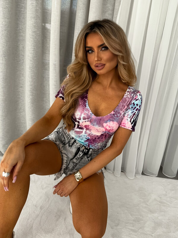 Bluzka UNIQUE print - pastel - obrazek 8