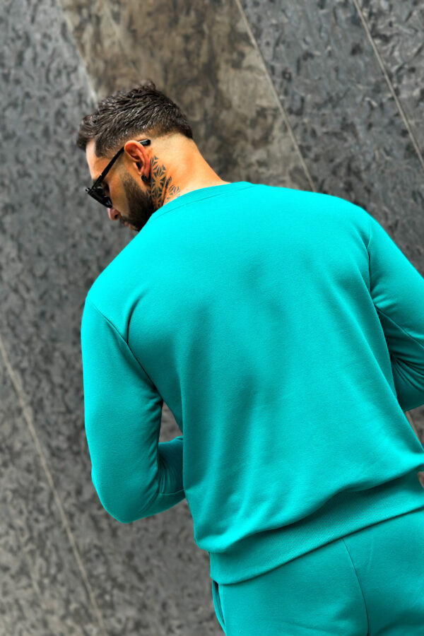 Bluza męska BG Basic | szmaragdowy - obrazek 9