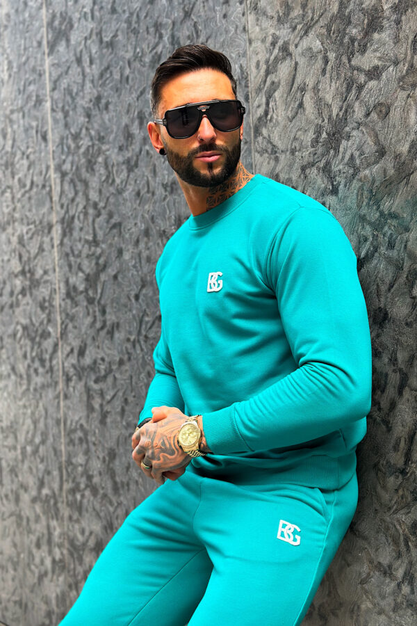 Bluza męska BG Basic | szmaragdowy - obrazek 6