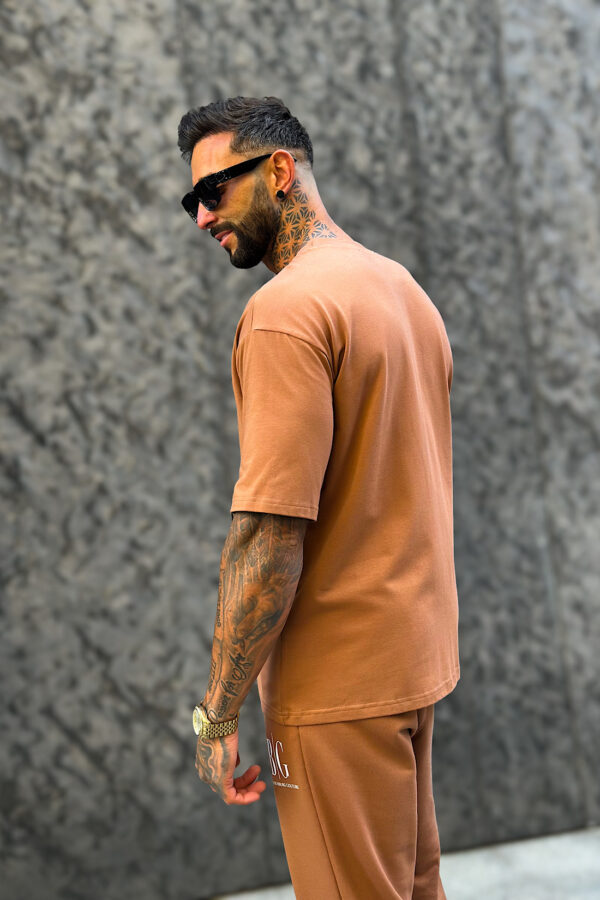 T-Shirt męski BG Fifi | mokka - obrazek 6