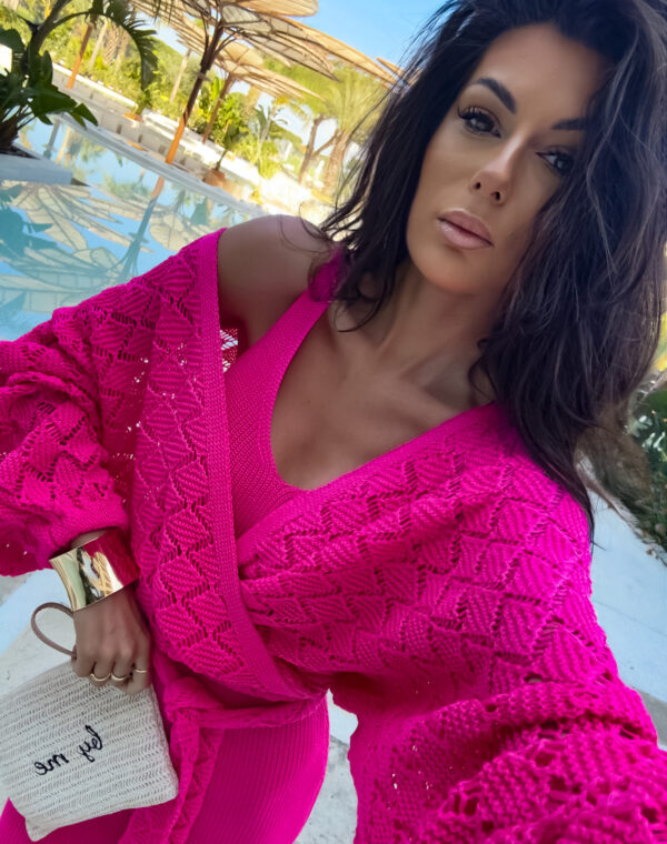Kimono AMEIRO - fuksja - obrazek 9