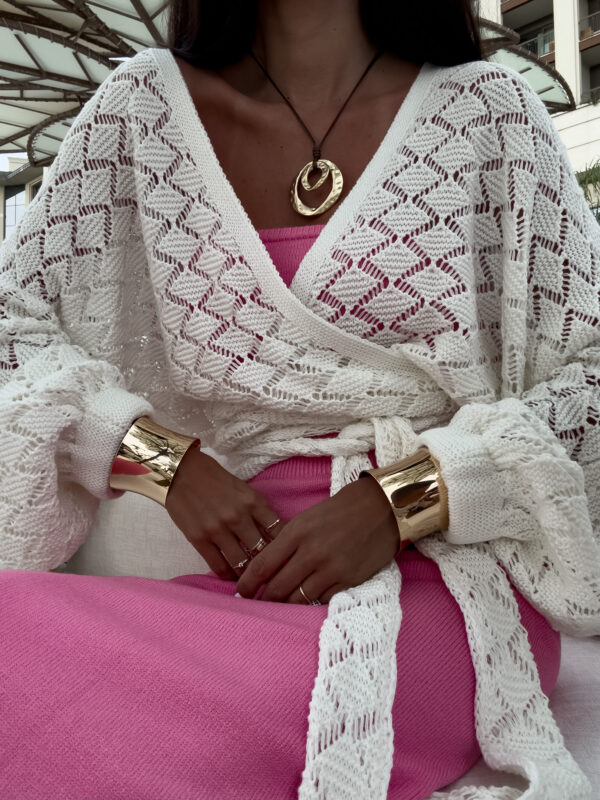 Kimono AMEIRO - ecru - obrazek 18