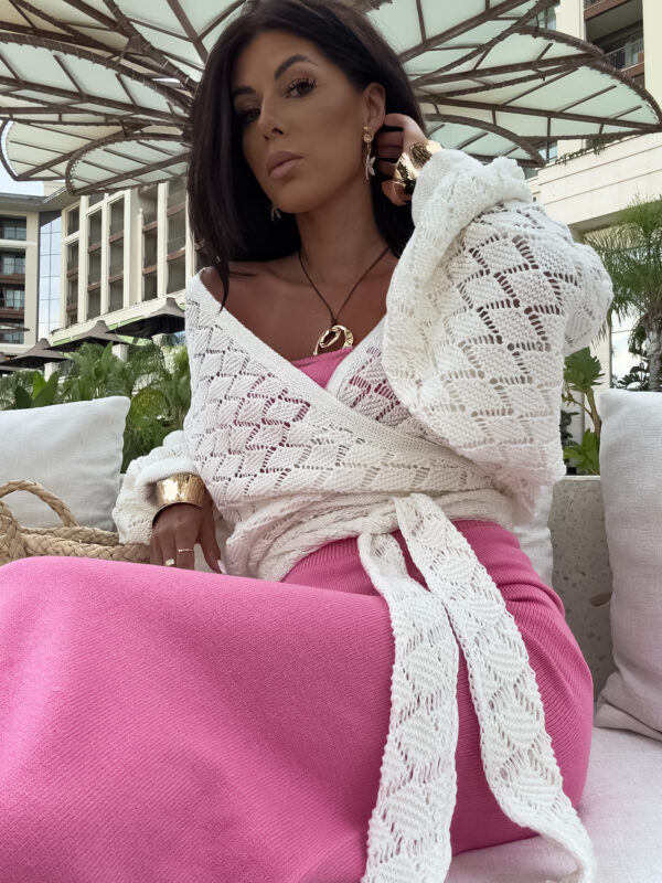 Kimono AMEIRO - ecru - obrazek 5