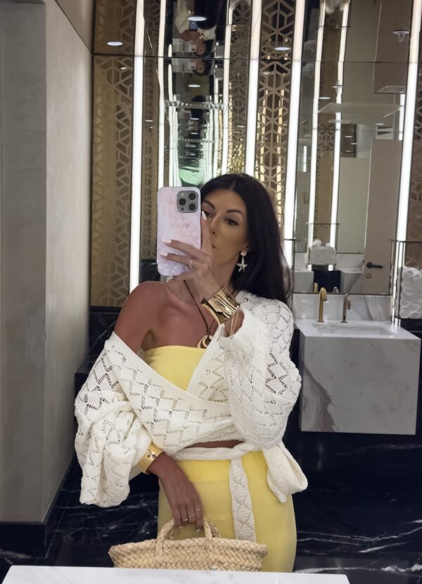 Kimono AMEIRO - ecru - obrazek 6