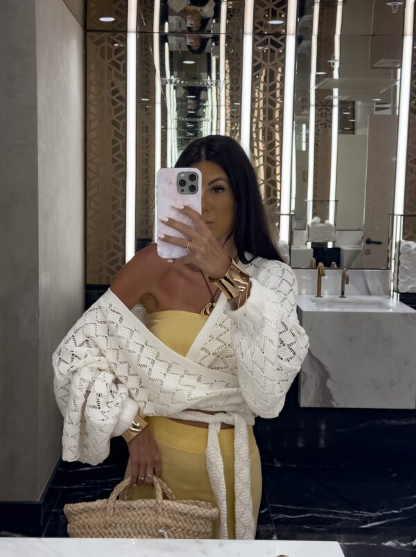 Kimono AMEIRO - ecru - obrazek 12