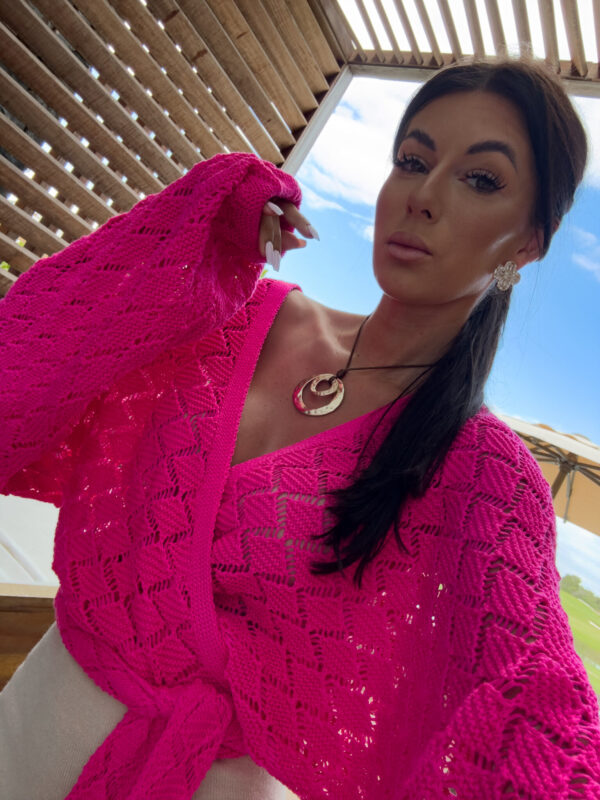 Kimono AMEIRO - fuksja - obrazek 17