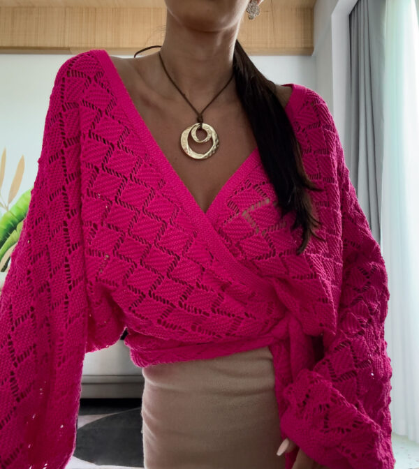 Kimono AMEIRO - fuksja - obrazek 20