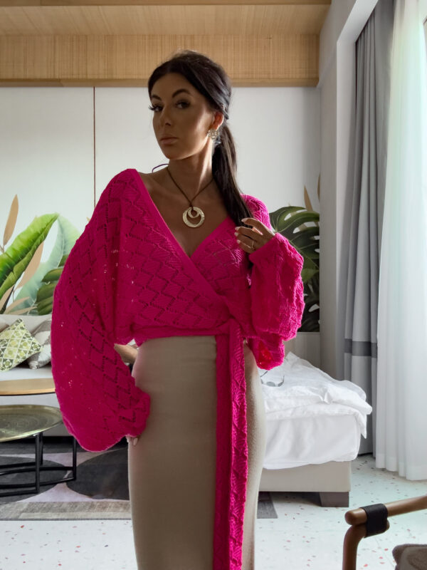 Kimono AMEIRO - fuksja - obrazek 21