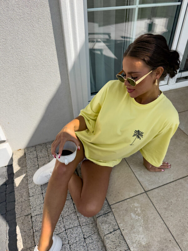 T-shirt PALMS – cytrynowy - obrazek 14