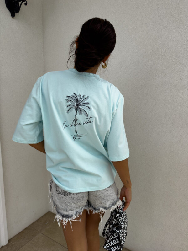 T-shirt PALMS – błekitny - obrazek 11