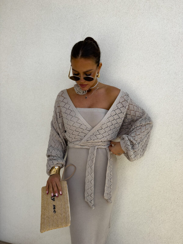 Kimono AMEIRO - taupe - obrazek 5