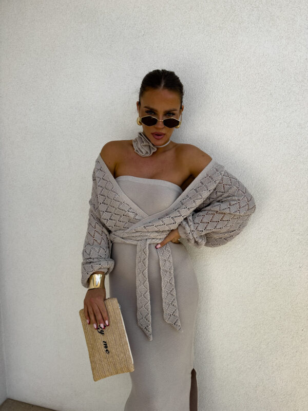 Kimono AMEIRO - taupe - obrazek 9