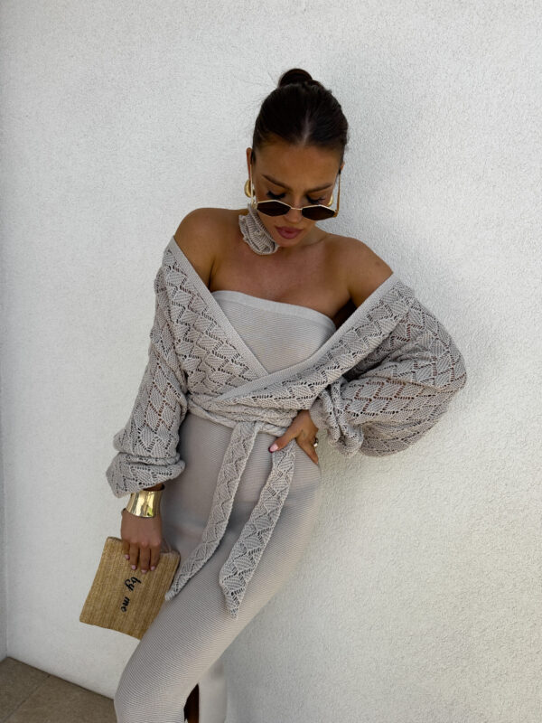 Kimono AMEIRO - taupe - obrazek 12