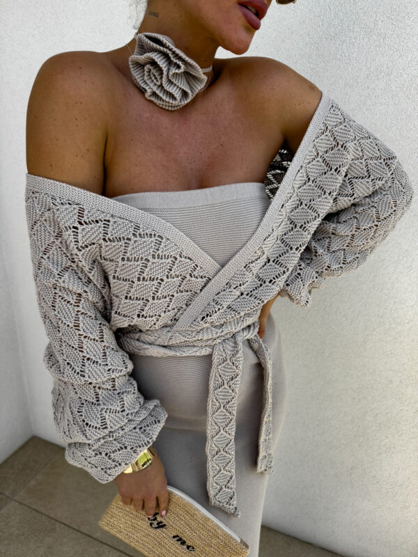 Kimono AMEIRO - taupe - obrazek 10