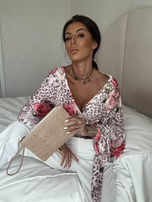 Bluzka KAIRA print pantera – rose - obrazek 5