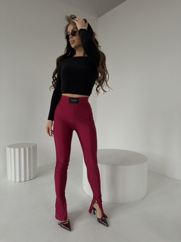 Legginsy WANTED bordo - obrazek 2