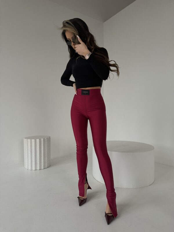 Legginsy WANTED bordo - obrazek 3