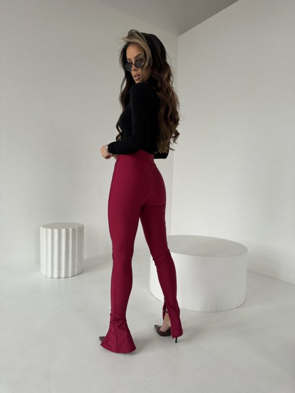 Legginsy WANTED bordo - obrazek 4