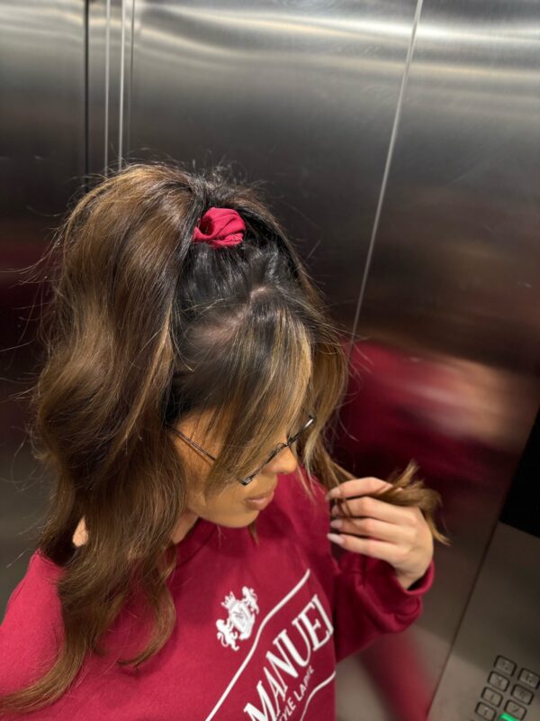 Gumka SCRUNCHIE czarna - obrazek 3