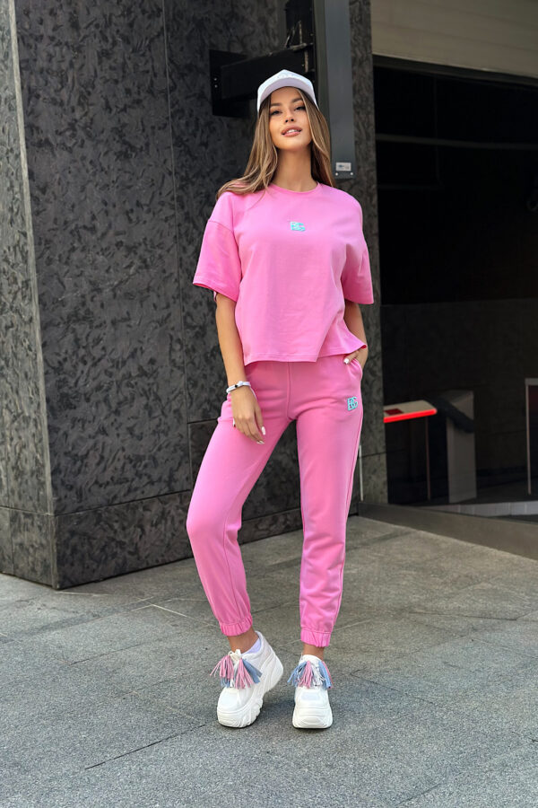 T-Shirt damski BG Next | różowy - obrazek 6