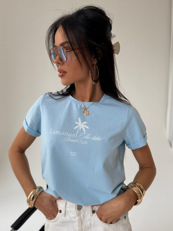 Tshirt MALIBU błękit - obrazek 2