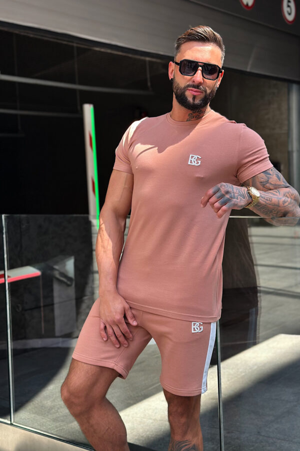 T-Shirt męski BG Bond | mocha mouse
