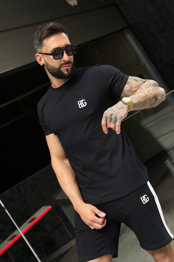 Szorty męskie BG Fresh | czarny - obrazek 4