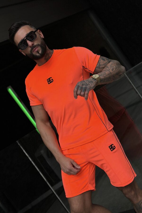 T-Shirt męski BG Silk | pomarańczowy