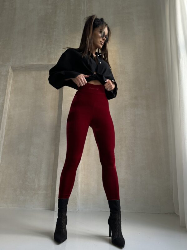 Legginsy VESPER czerwone - obrazek 6