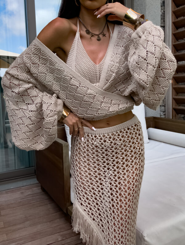 Kimono AMEIRO - mokka - obrazek 13