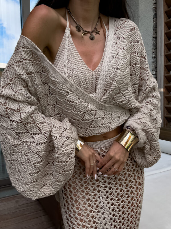 Kimono AMEIRO - mokka - obrazek 17