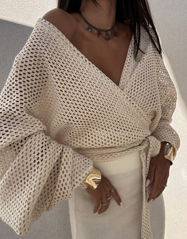 Kimono SONIA - jasny beż