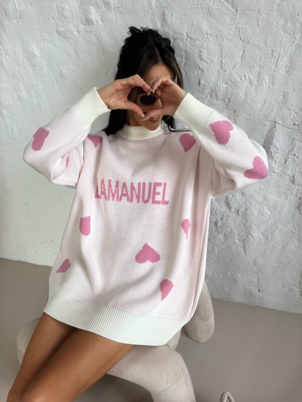Sweter CUPID ecru - obrazek 3