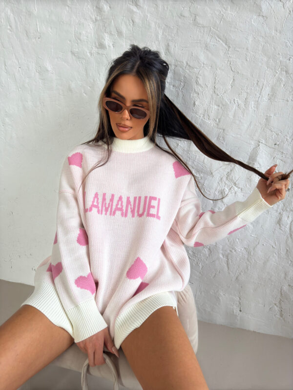 Sweter CUPID ecru - obrazek 4