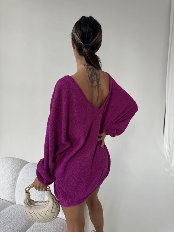 Sweter EVEN fuksja - obrazek 8