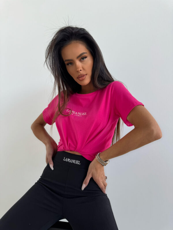 Tshirt MIRA fuksja - obrazek 3