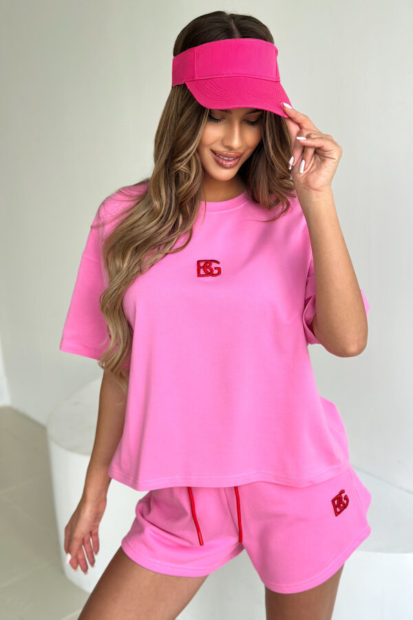 T-Shirt damski BG Next | różowy-czerwony - obrazek 3