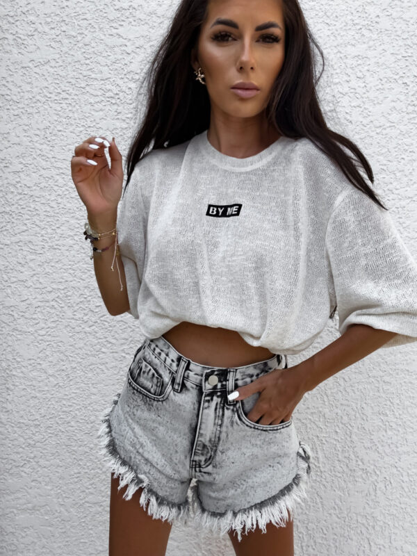 Bluzka T-shirt MARMARIS CORD - ecru - obrazek 7