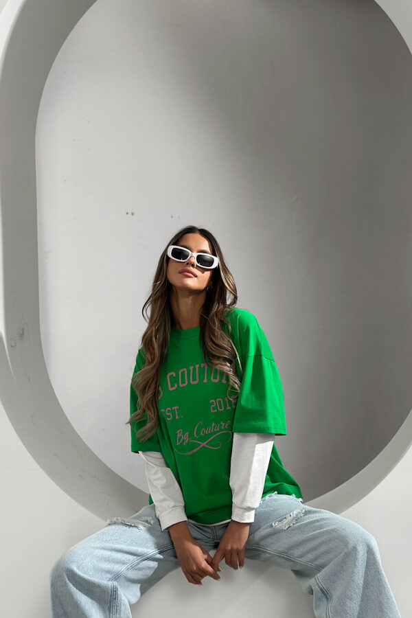 Bluzka damska BG Shoot | zielony - obrazek 6