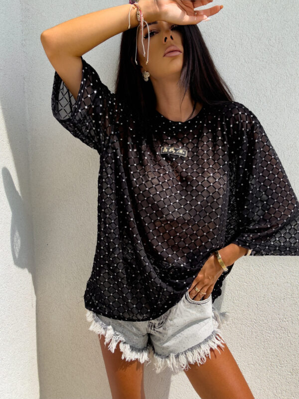 Bluzka T-shirt MARMARIS II DIAMOND - czarny - obrazek 9